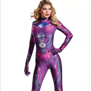 Adult pink Power Rangers costume